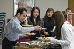 Staff and students at The John Marshall Law School enjoyed Asian dishes at the Chinese New Year celebration Feb. 3. This year, the Chinese people are marking the year of the rabbit.